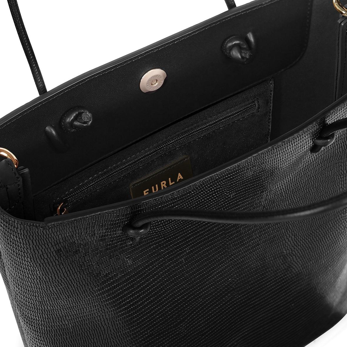 Women Furla Essential Handbags Malaysia 62459PBGW Black